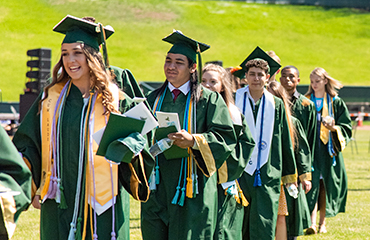  FHS graduation 2020 students in robes